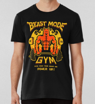 Altered Beast Beast Mode Gym Retro Gaming T-shirt