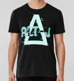 Altj Triangle Glitched T-shirt