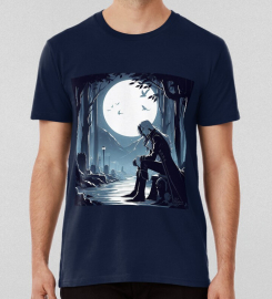 Alucard In Contemplation Castlevania T-shirt